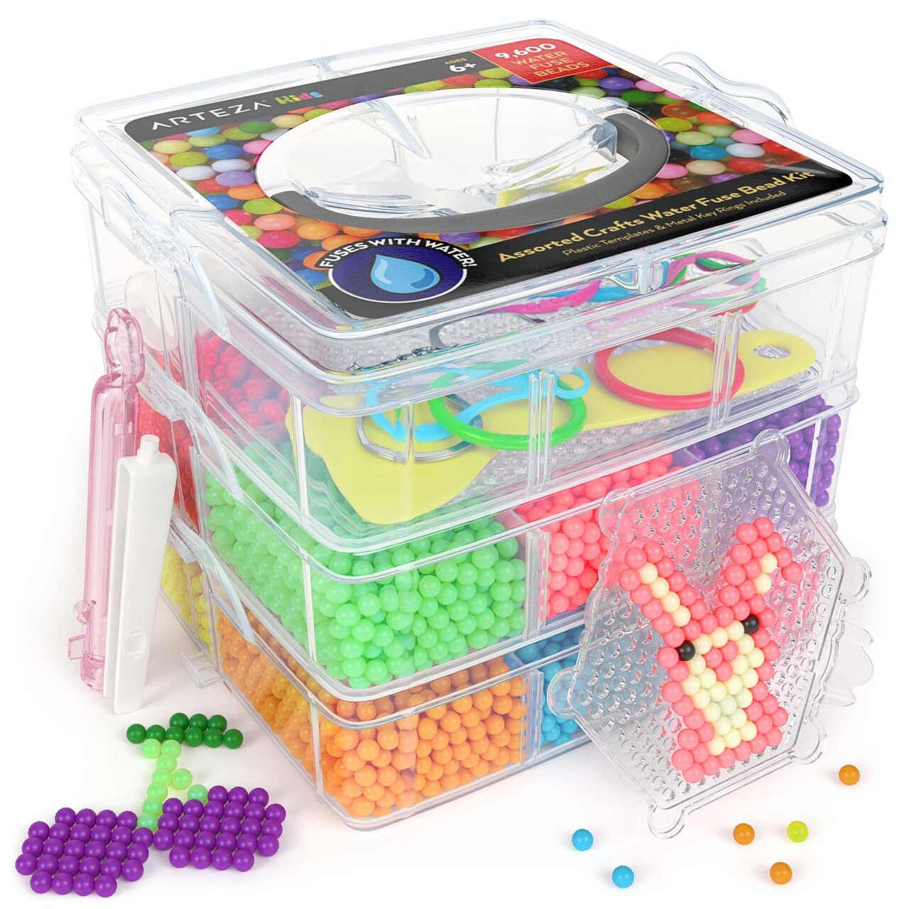 Arteza Kids Water Fuse Beads Kit